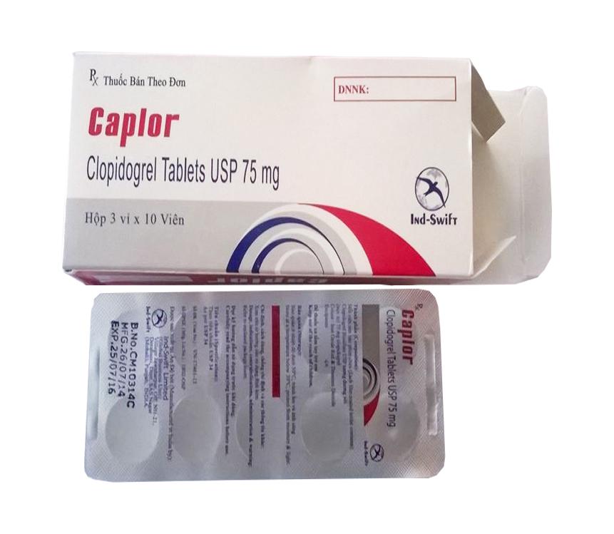 Caplor 75 (Clopidogrel) Ind-Swift (H/30v)