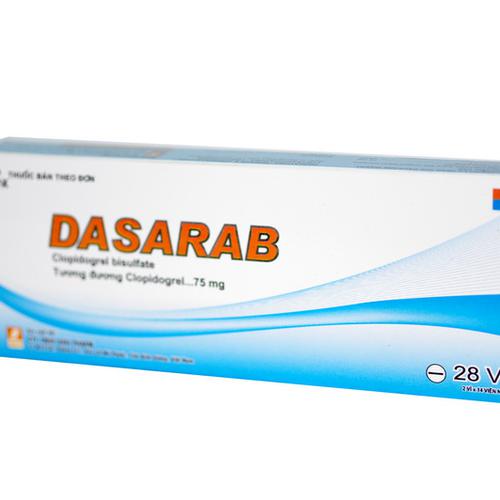 Dasarab 75 (Clopidogrel) Davipharm (H/28v)