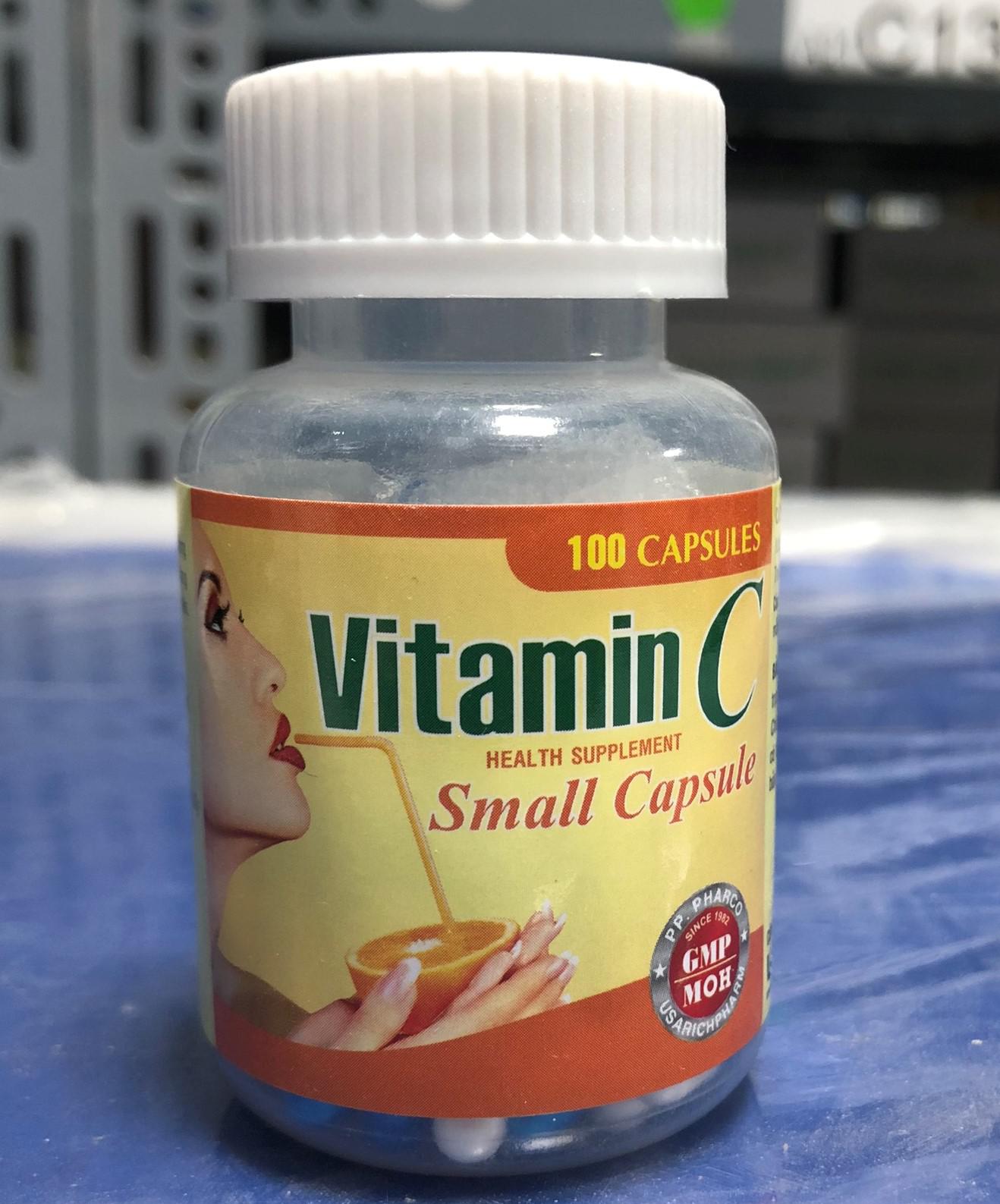 Vitamin C 250mg PP.Pharco (Lốc/10chai/100v)
