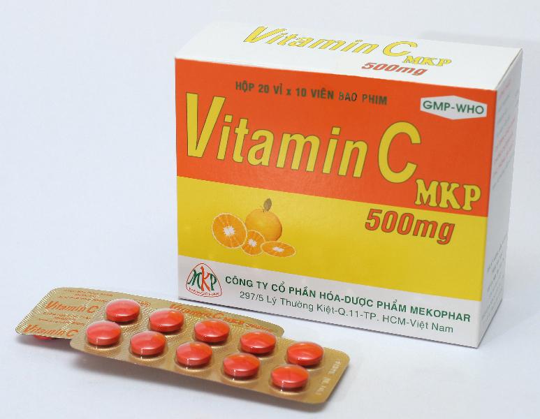 Vitamin C 500mg Tablet Mekophar (H/200v)