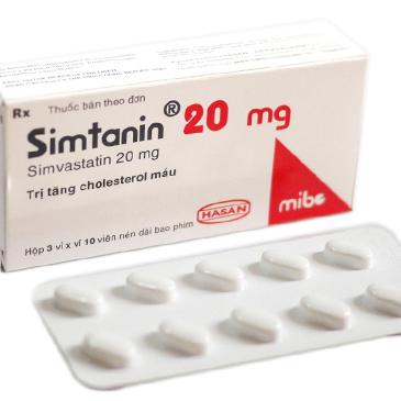 Simtanin 20 (Simvastatin) Hasan (H/30v)