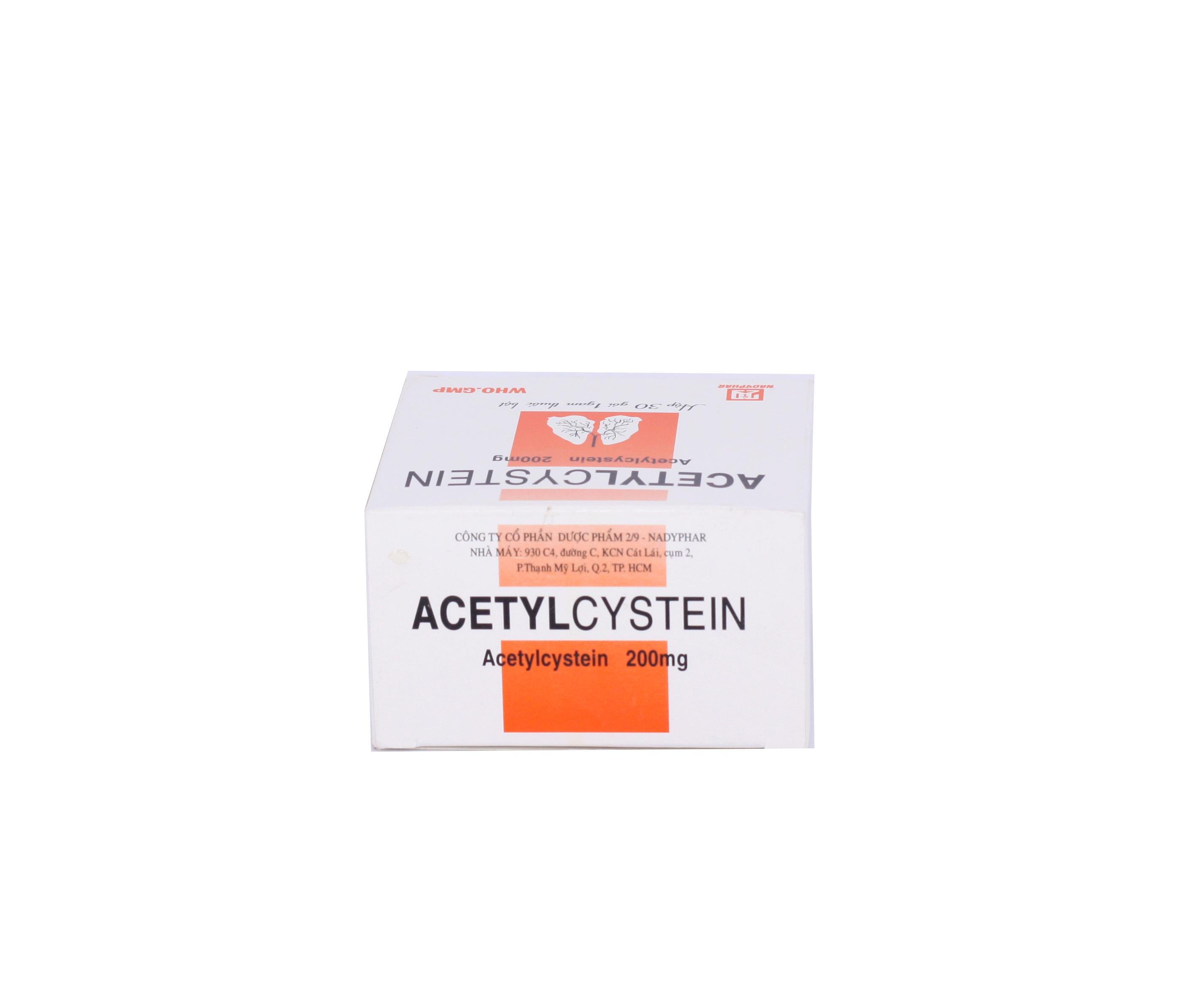 Acetylcystein 200mg Nadyphar (H/30g)