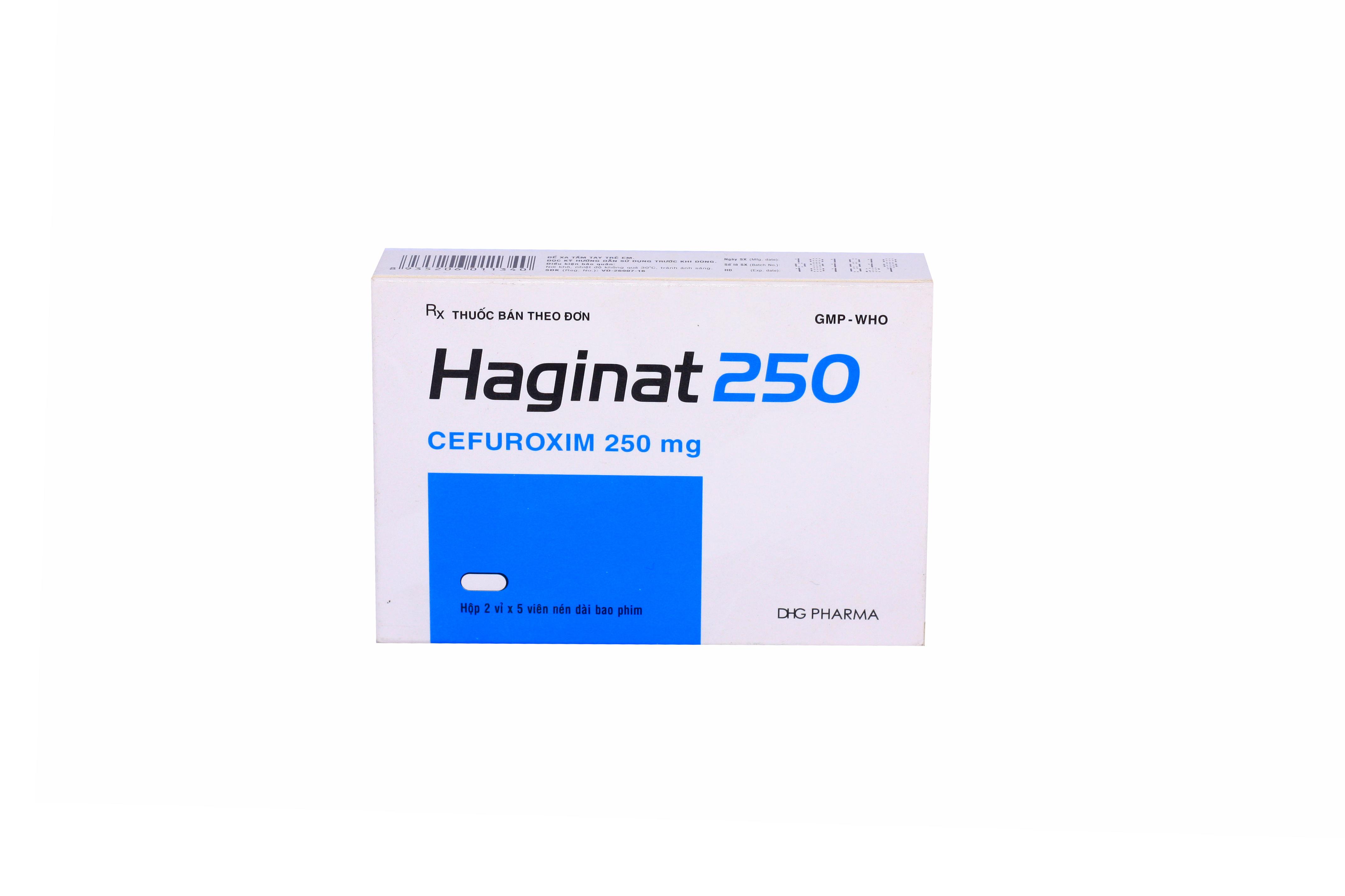 Haginat (Cefuroxim) 250mg DHG Pharma (H/10v)