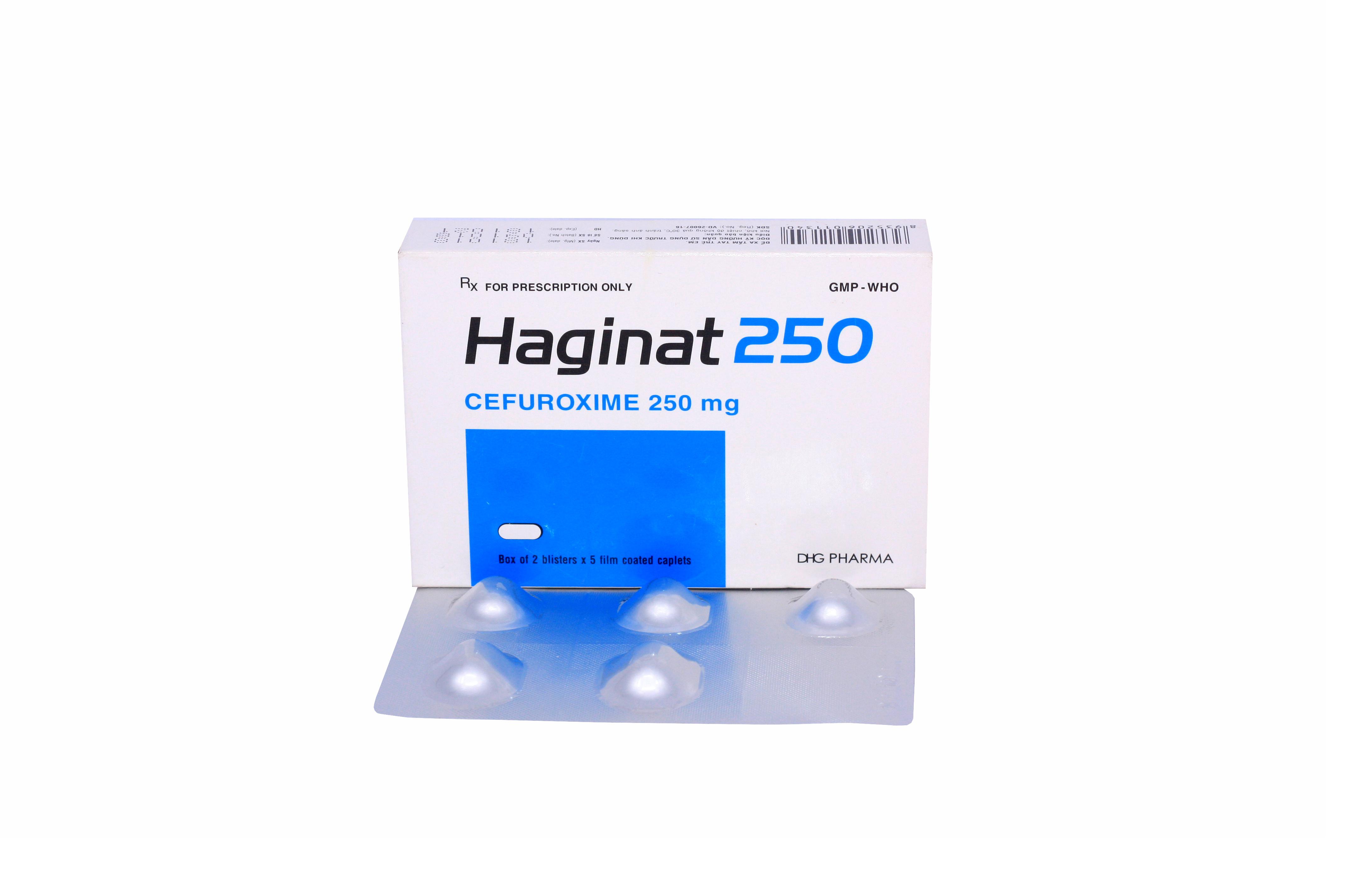 Haginat (Cefuroxim) 250mg DHG Pharma (H/10v)