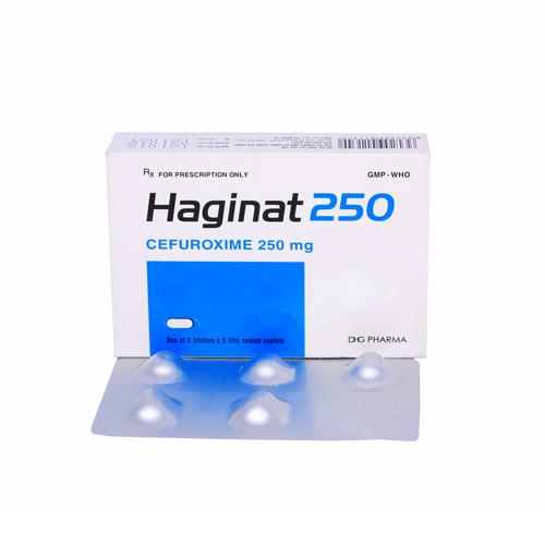 Haginat (Cefuroxim) 250mg DHG Pharma (H/10v)