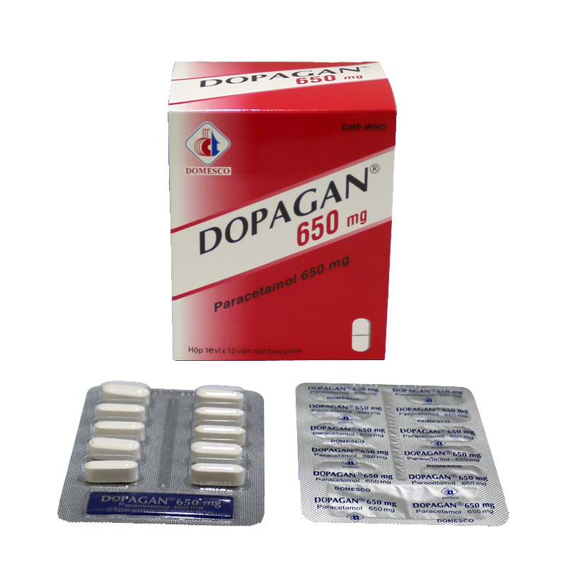 Dopagan 650 (Paracetamol) Domesco (H/100v)