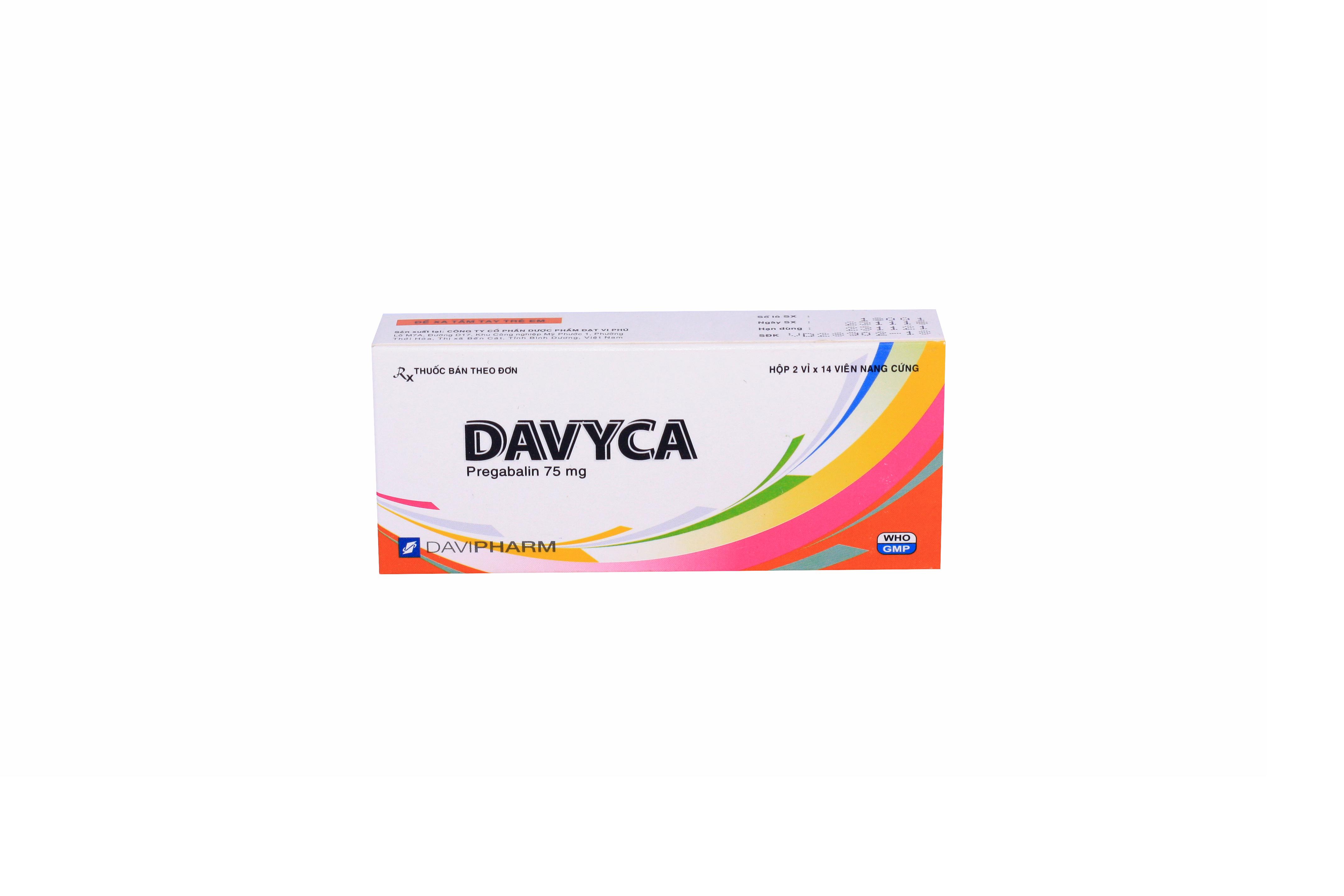 Davyca (Pregabalin) 75mg Davipharm (H/28v)