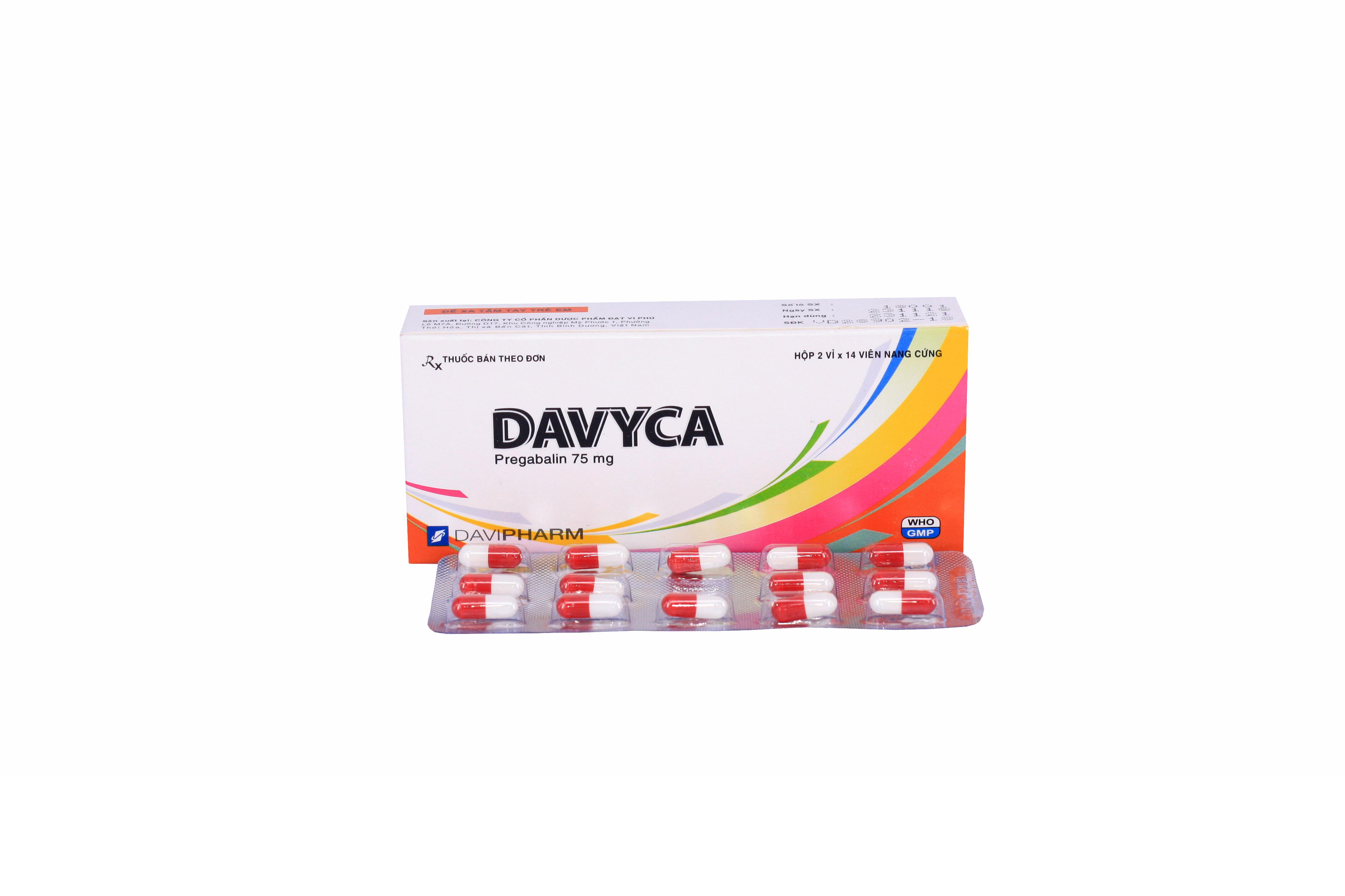 Davyca (Pregabalin) 75mg Davipharm (H/28v)