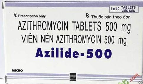 Azilide (Azithromycin) 500mg Micro Labs (H/10v)