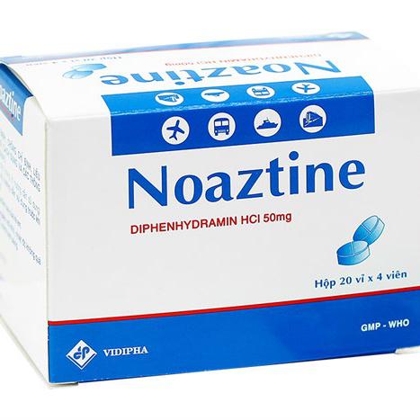 Noaztine (Diphenhydramine) 50mg Vidipha (Lốc/5h/80v)