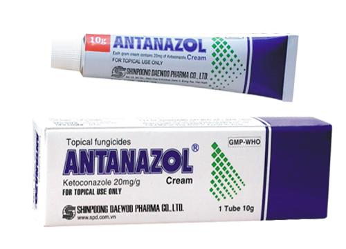 Antanazol (Ketoconazol) 20mg/g Shinpoong (Lốc/10 tuýp/10gr)