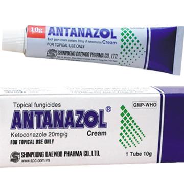 Antanazol (Ketoconazol) 20mg/g Shinpoong (Lốc/10 tuýp/10gr)