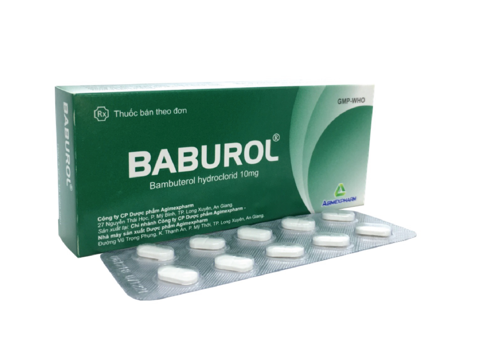 Baburol (Bambuterol) 10mg Agimexpharm (H/30v)