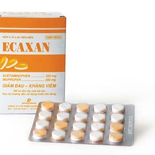 Ecaxan 325mg (Paracetamol, Ibuprofen) Becamex (H/100v)