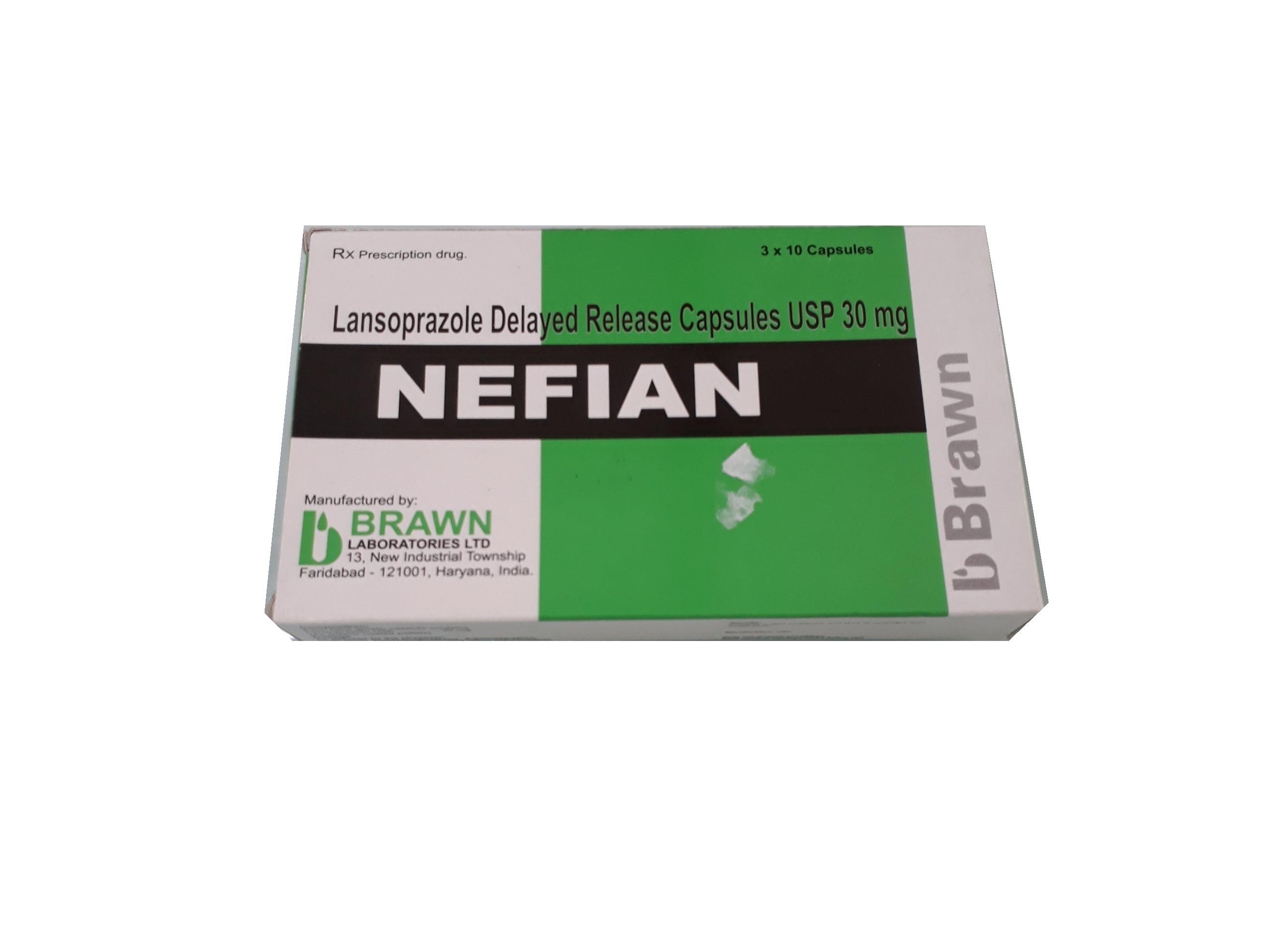 Nefian 30 (Lansoprazol) Brawn (H/30v)