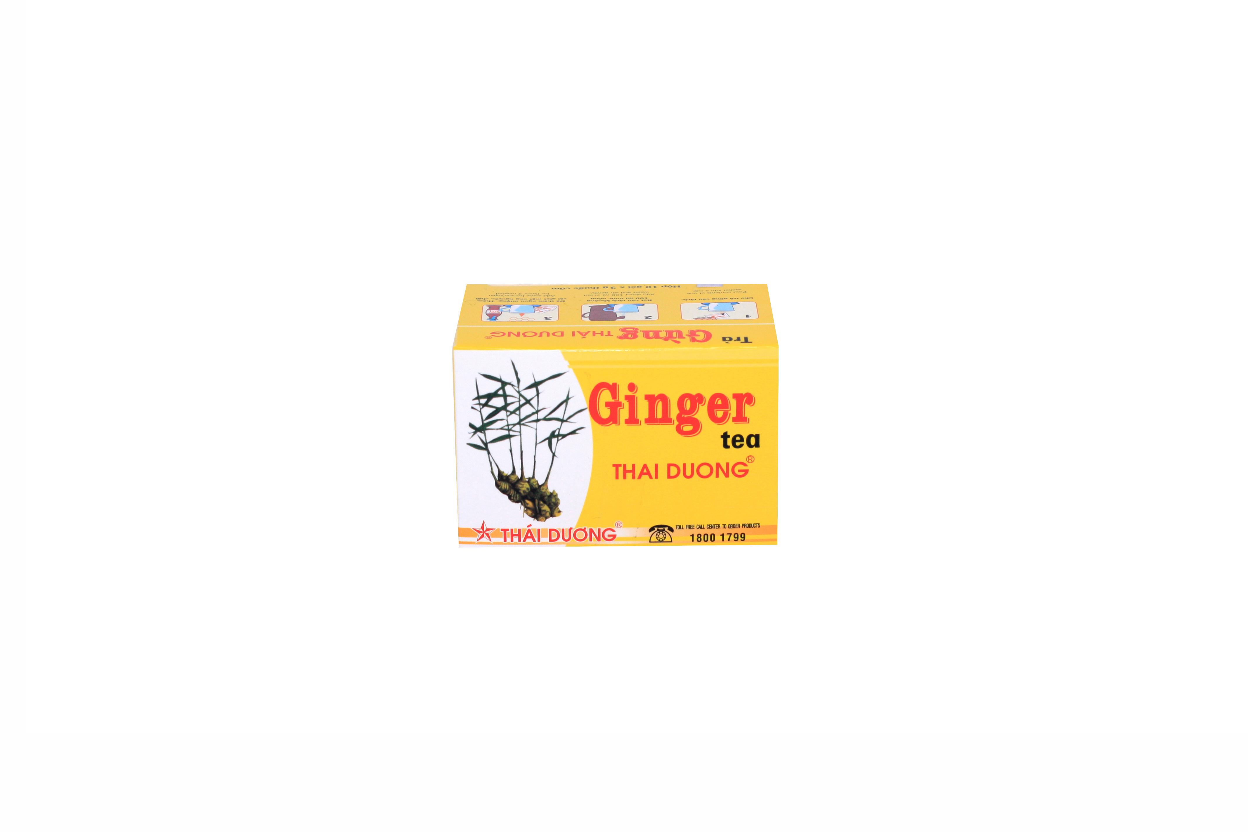Ginger Tea Trà Gừng Thái Dương (Lốc/10h/10g)