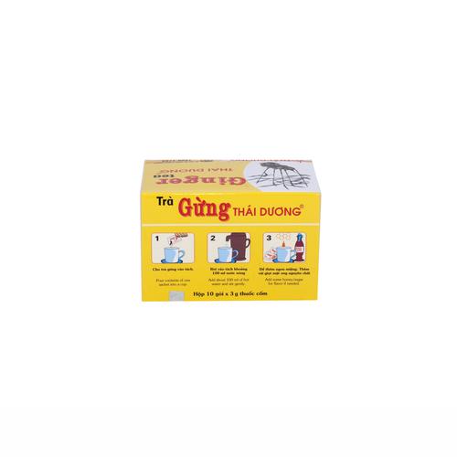 Ginger Tea Trà Gừng Thái Dương (Lốc/10h/10g)