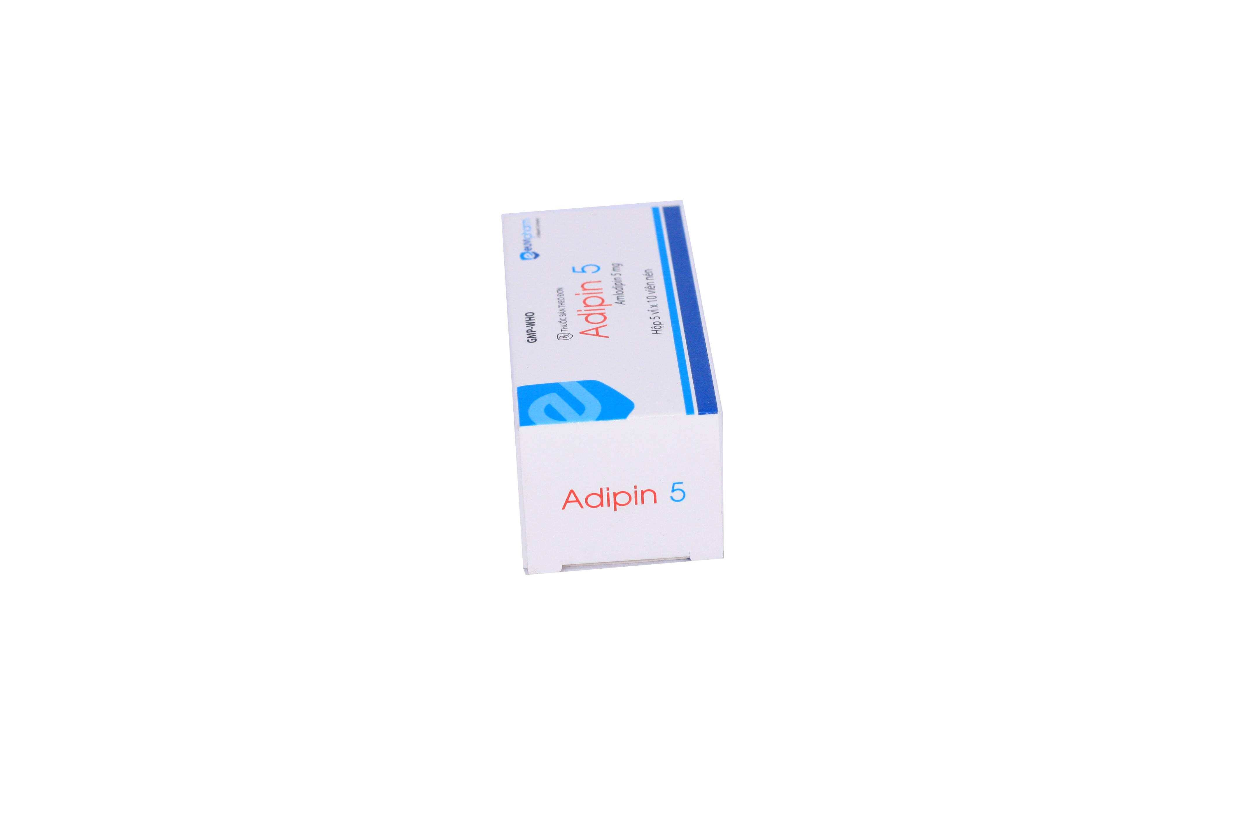 Adipin 5 (Amlodipin) Euvipharm (H/50v)