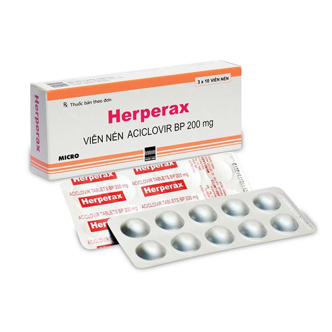 Herperax (Aciclovir) 200mg Micro Labs (H/30v)