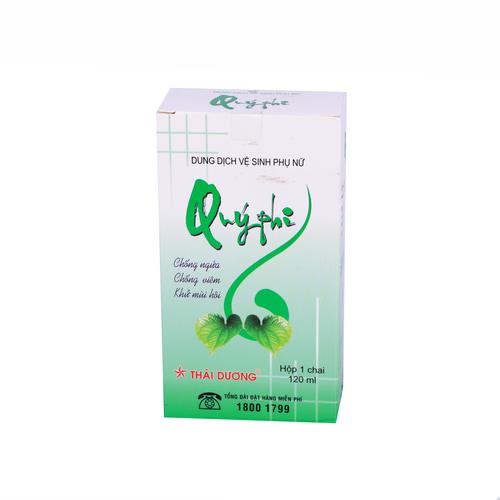 Dung Dịch Vệ Sinh Phụ Nữ Quý Phi Xanh Thái Dương (C/120ml)