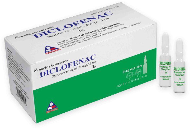 Diclofenac 75mg/3ml Vinphaco (Lốc/10h/10o/3ml)