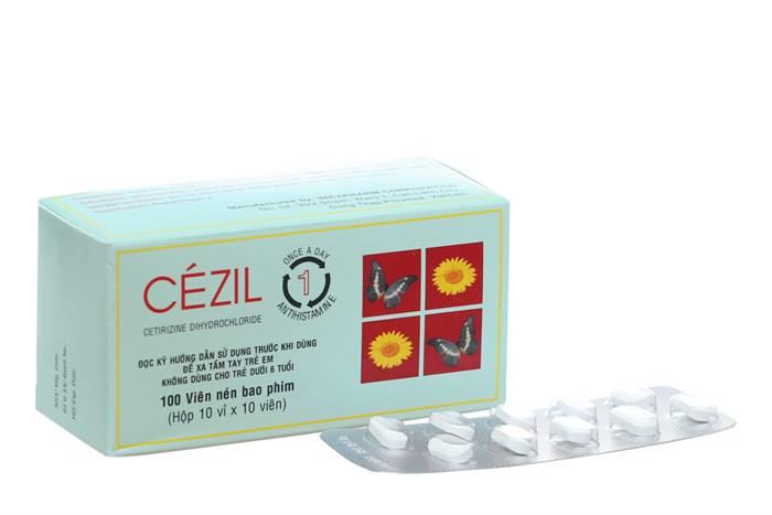 Cezil (Cetirizin) 10mg Alkem (H/100v)