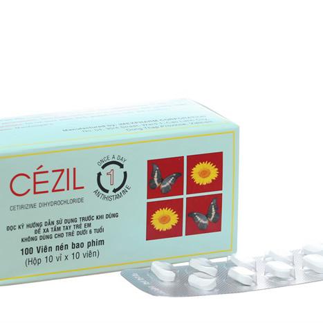 Cezil (Cetirizin) 10mg Alkem (H/100v)