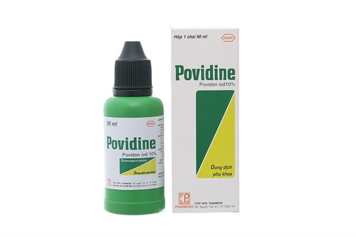 Dung Dịch Phụ Khoa Povidin 10% Pharmedic (Lốc/10chai/90ml) (Xanh)