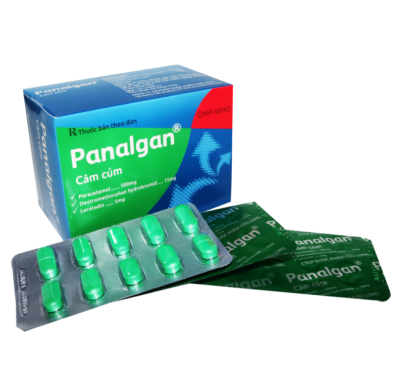 Panalgan Cảm Cúm (Paracetamol) Pharimexco (H/100v)