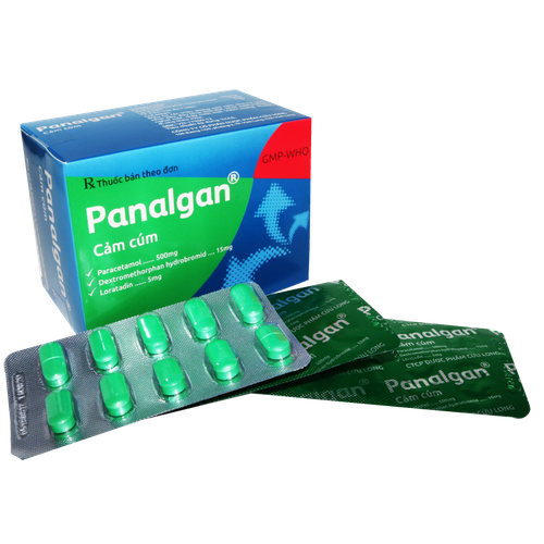 Panalgan Cảm Cúm (Paracetamol) Pharimexco (H/100v)