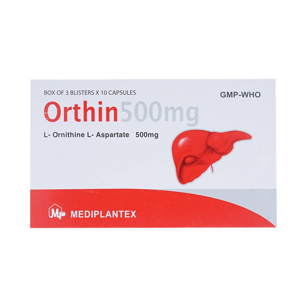 Orthin 500mg (L-Ornithin-L-Aspartat) Mediplantex (H/30v)