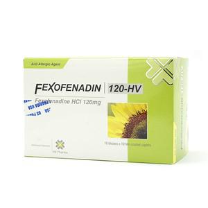 Fexofenadin 120mg HV US Pharma (H/100v)
