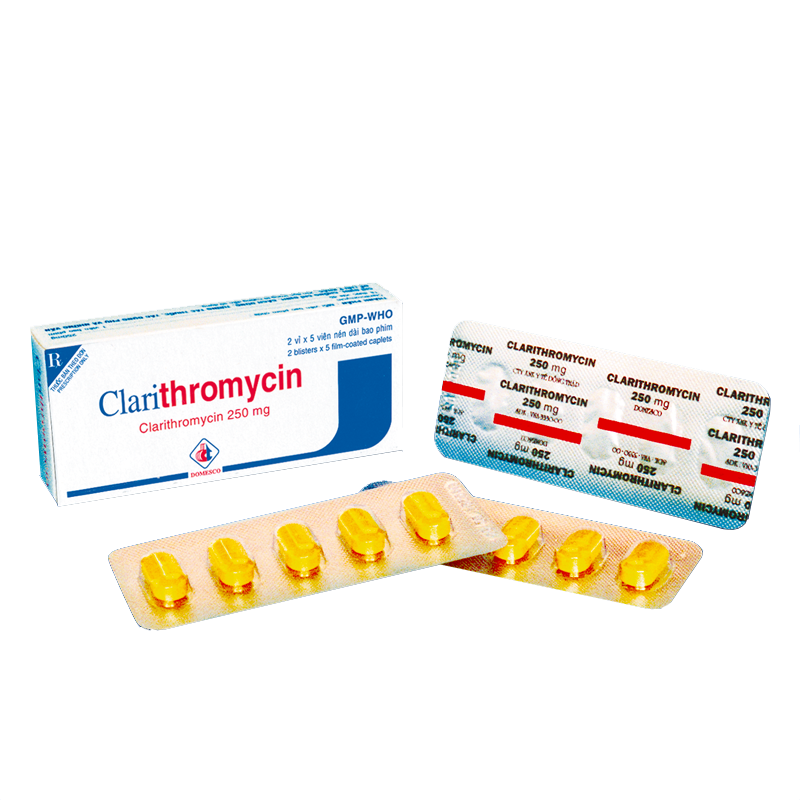Clarithromycin 250mg Domesco (H/10v)