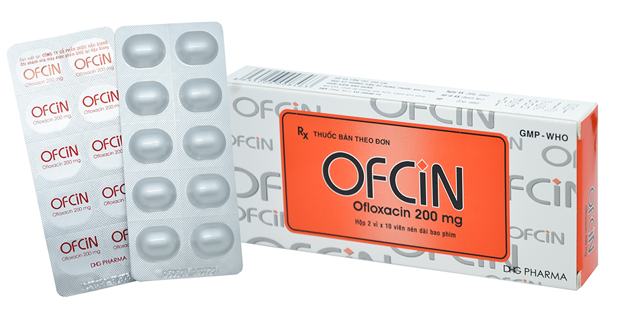 Ofcin (Ofloxacin) 200mg DHG Pharma (H/20v)