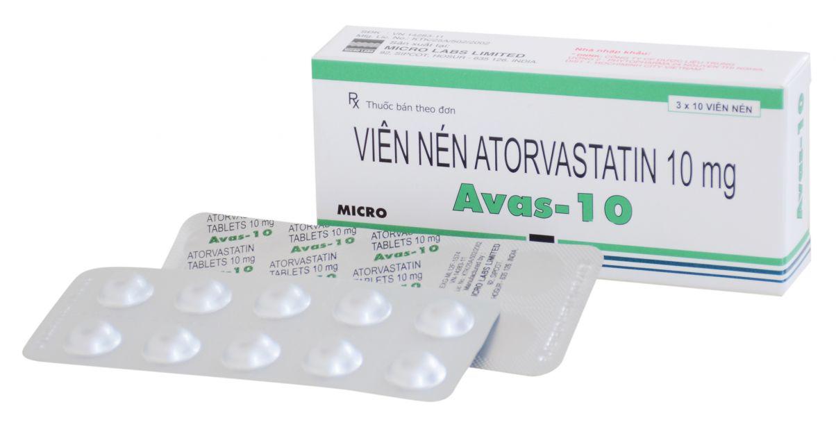 Avas-10 (Atorvastatin) Micro (H/30v)