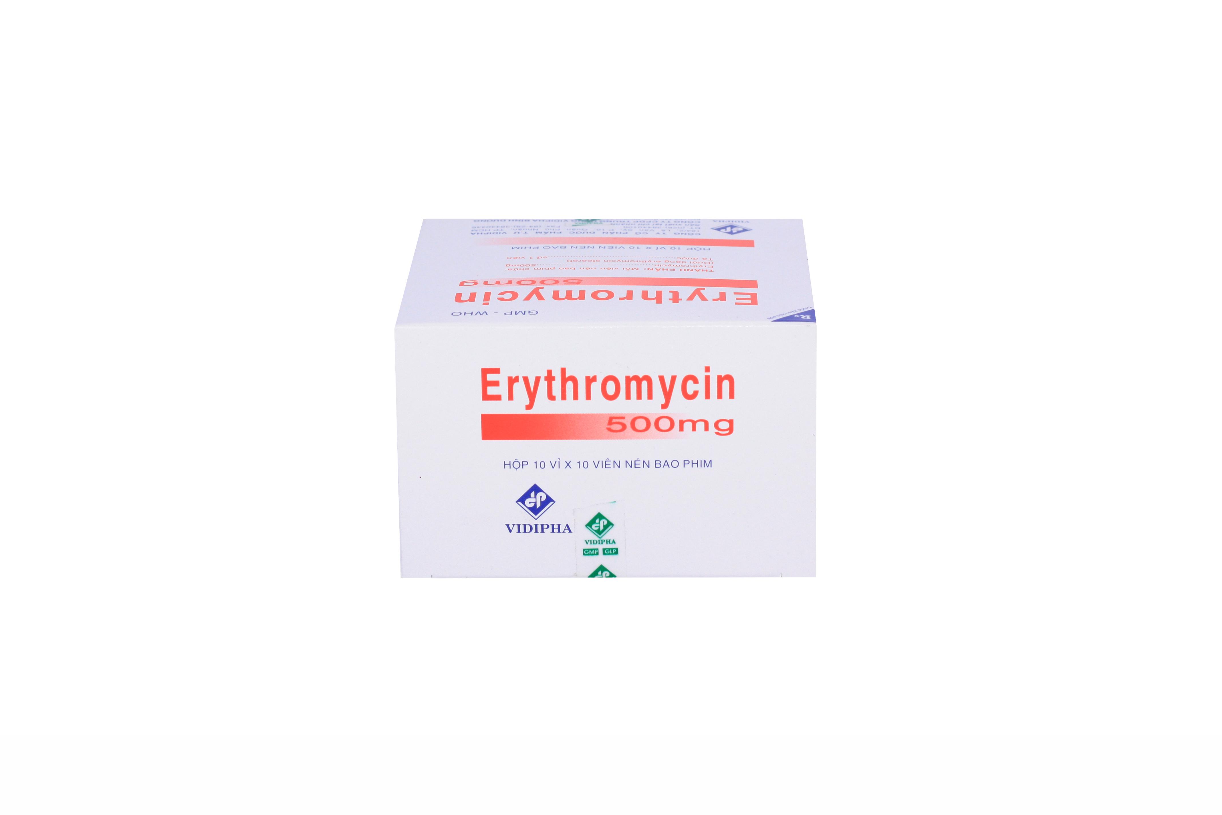 Erythromycin 500mg Vidipha (H/100v)