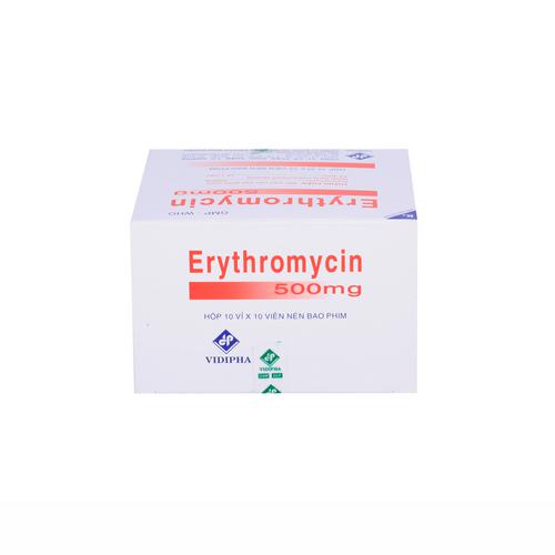 Erythromycin 500mg Vidipha (H/100v)