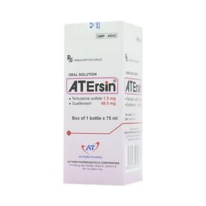 Atersin Syrup (Terbutalin, Guaifenesin) An Thiên (C/60ml)