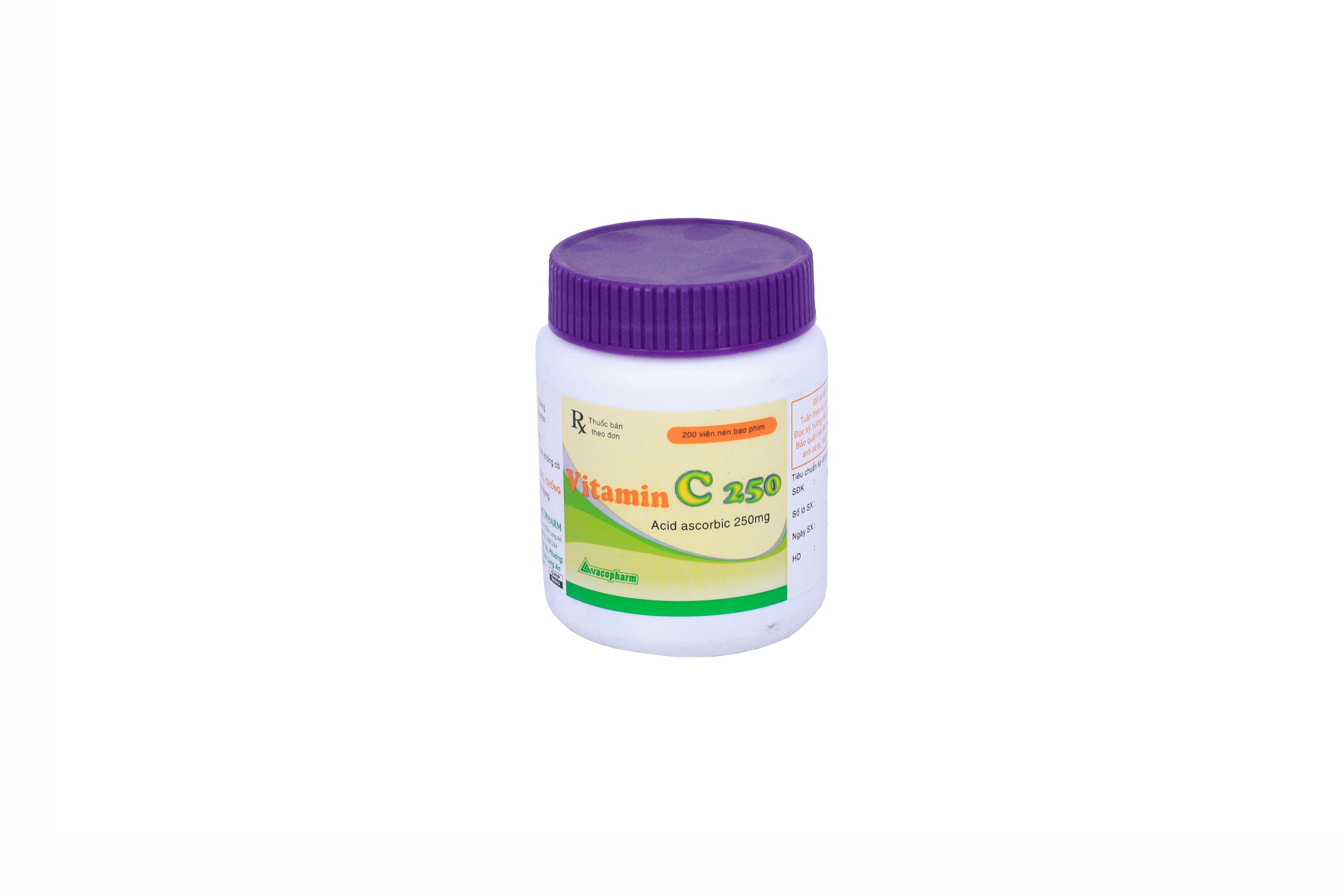 Vitamin C 250mg Vacopharm (C/200v)