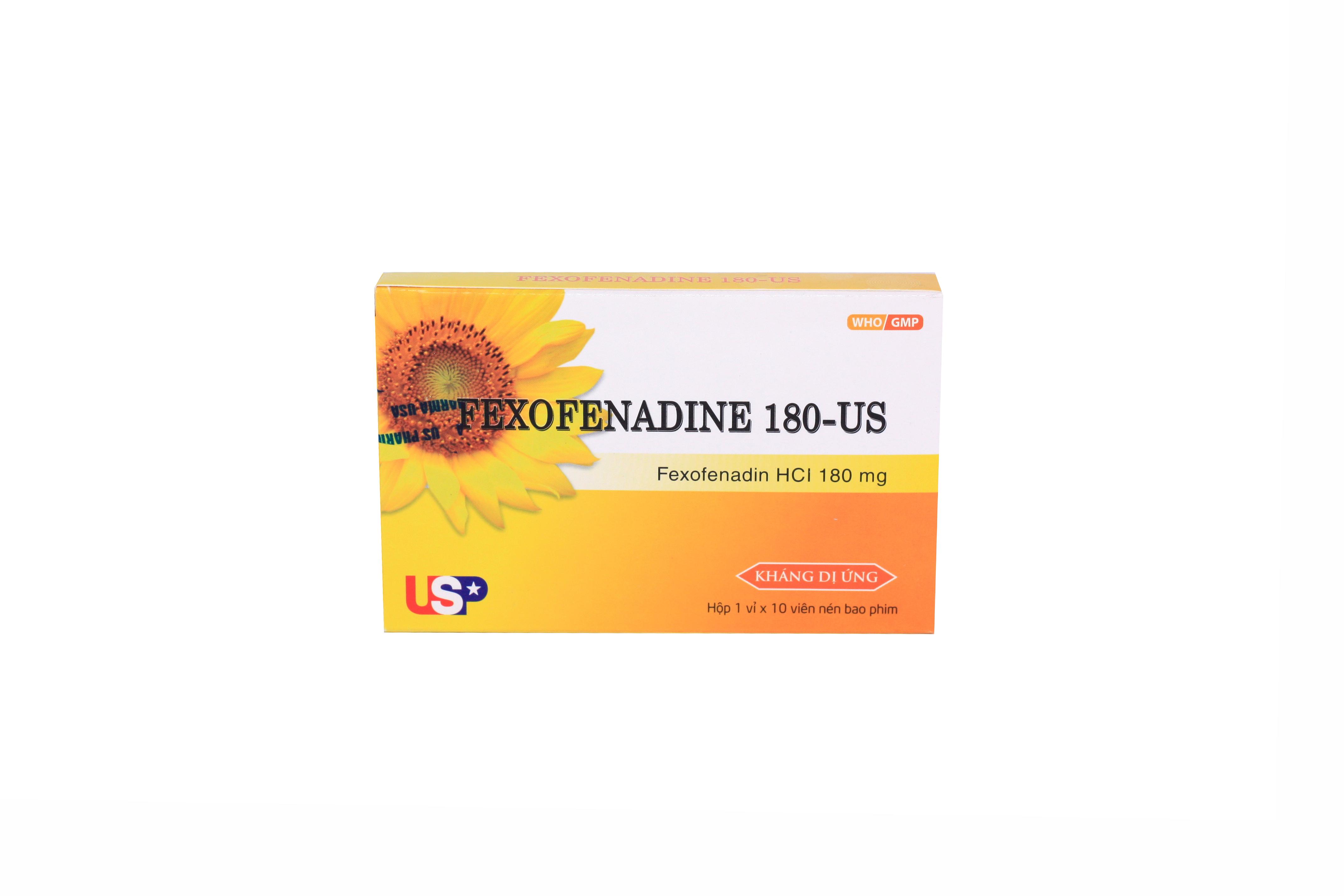 Fexofenadin 180mg US Pharma (H/10v)