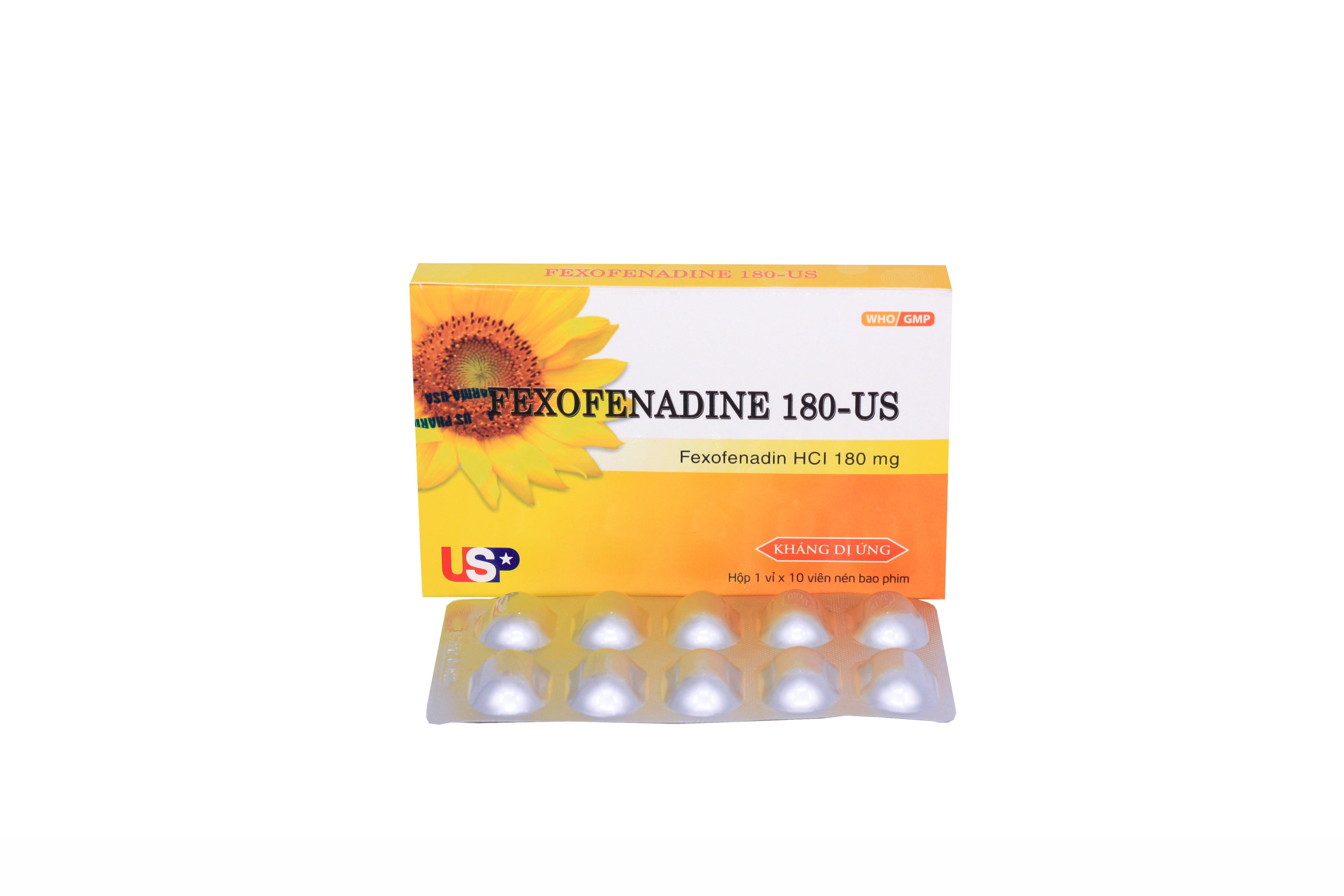 Fexofenadin 180mg US Pharma (H/10v)