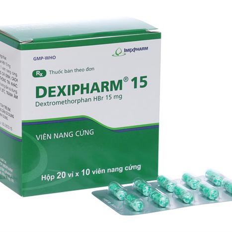 Dexipharm 15 (Dextromethorphan) Imexpharm (H/200v)(Viên Nang)