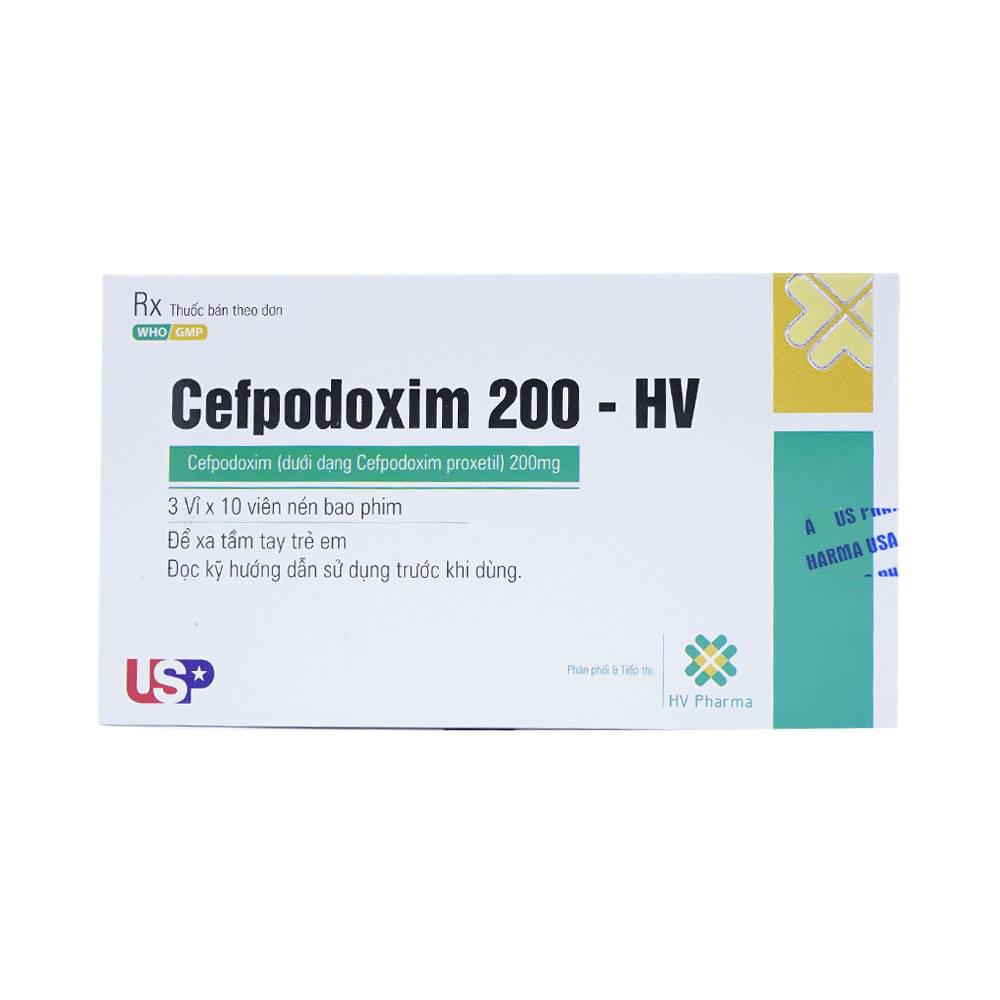 Cefpodoxim 200 HV US Pharma (H/30v)