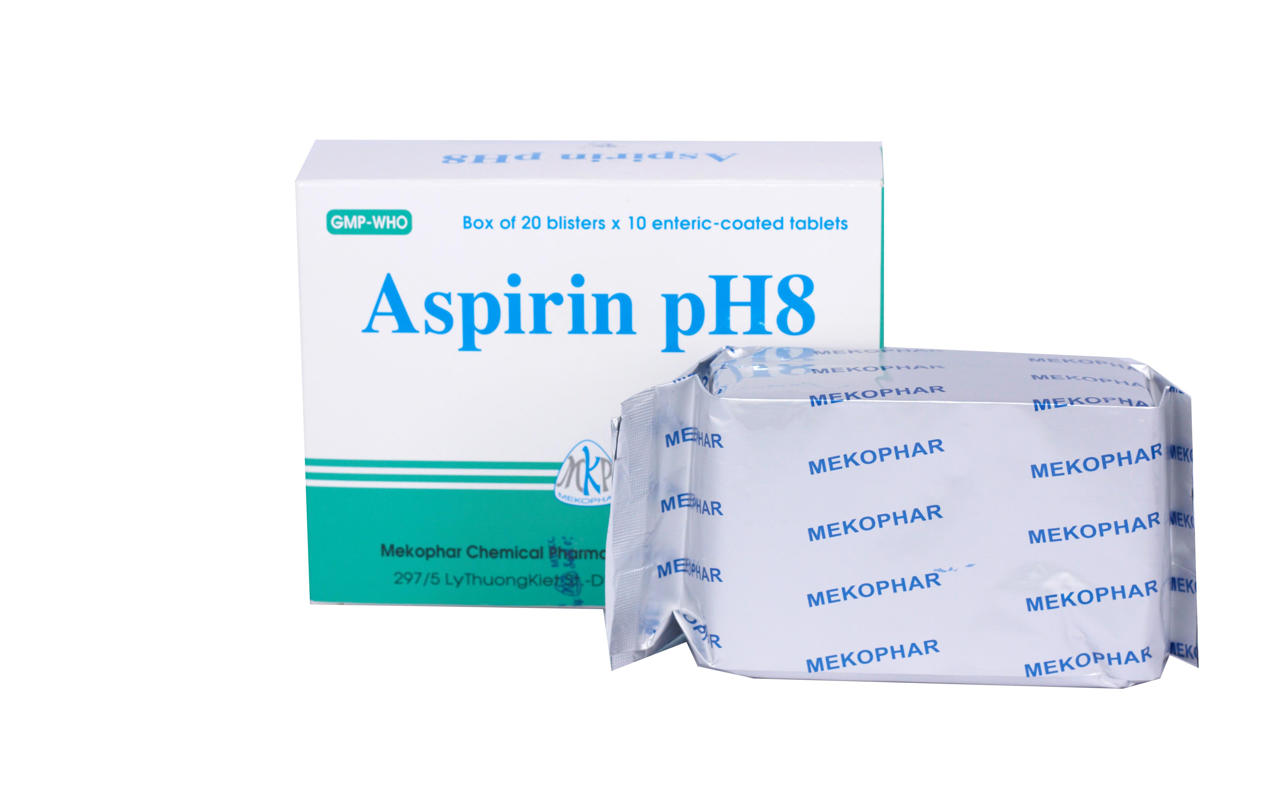 Aspirin pH8 500mg Mekophar (H/200v)