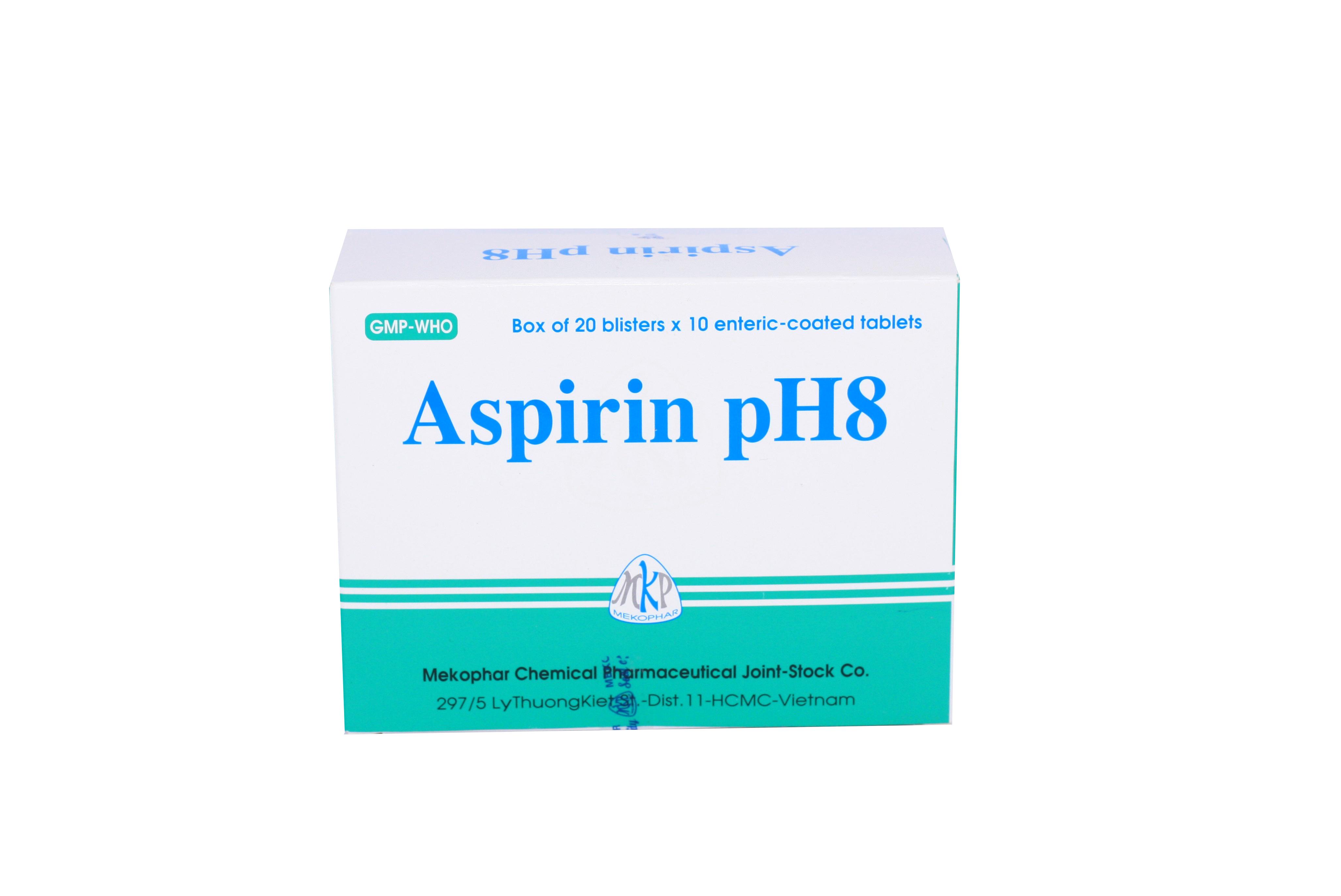 Aspirin pH8 500mg Mekophar (H/200v)