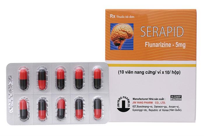Serapid (Flunarizine) 5mg Jin Yang (H/100v)
