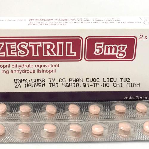 Zestril 5mg (Lisinopril) - AstraZeneca (h/28v)