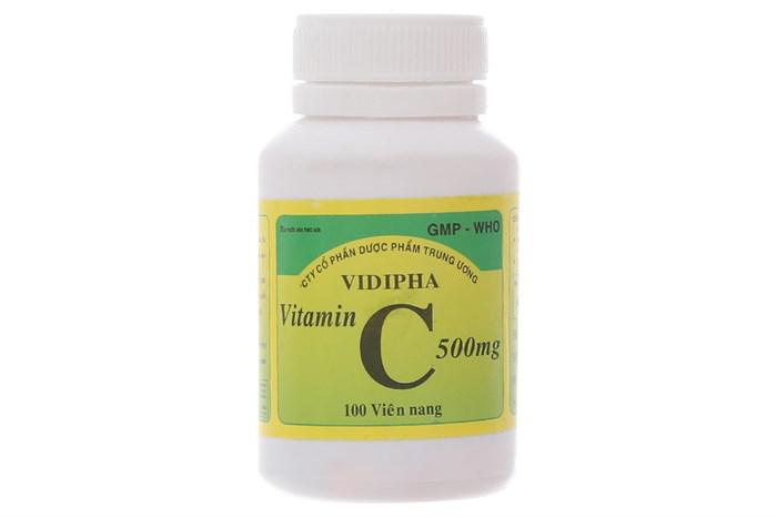 Vitamin C 500mg Tablet Vidipha (C/100v) (Nén)