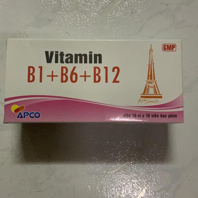 Vitamin B1 + B6 + B12 Apco (H/100v)