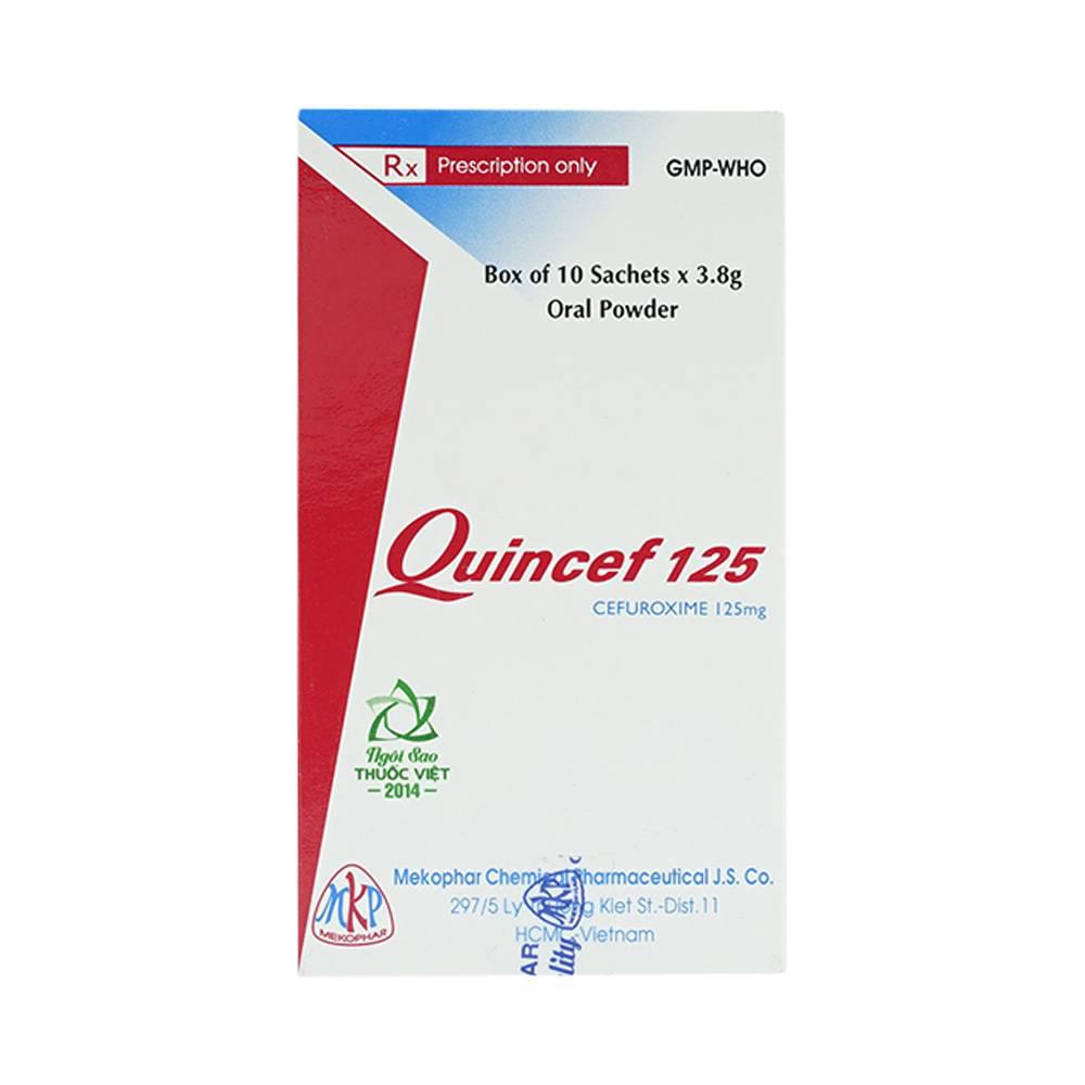 Quincef 125 (Cefuroxim) Mekophar (H/10g/3.8gr)